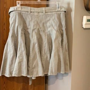 Anthropologie khaki skirt size 10